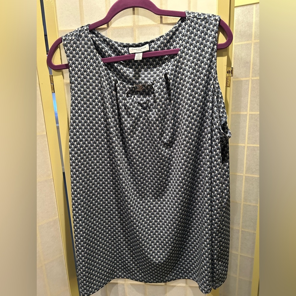 🌟🛍️ 2/$15 🛍️🌟Charter Club Sleeveless Tank